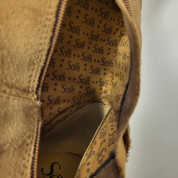 Söfft Tan-Brown Tassel Boots Size 6MW - Picture 7 of 13
